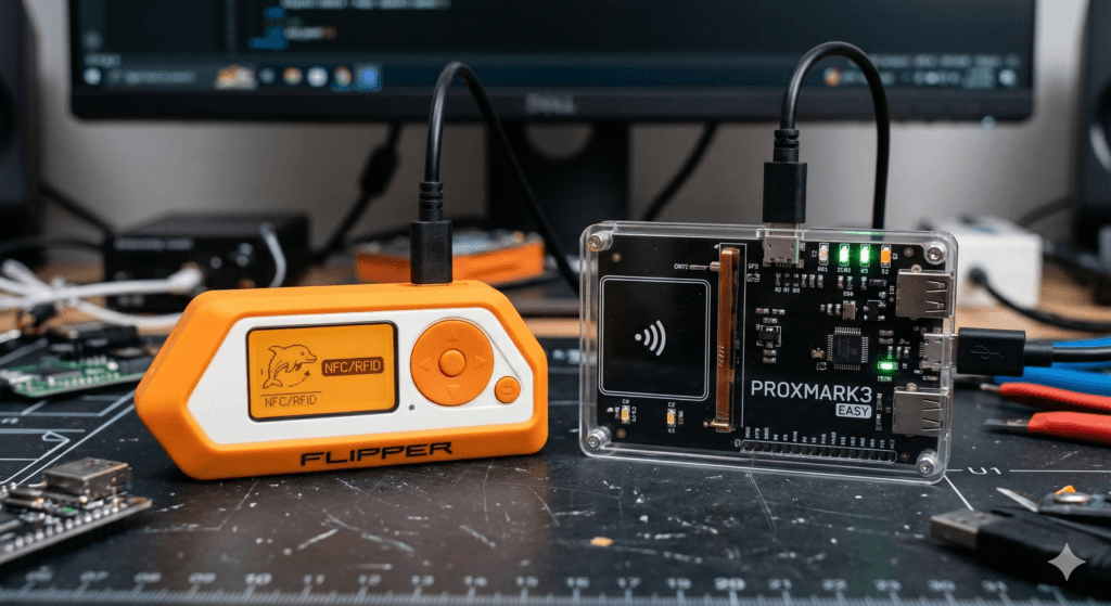 Flipper Zero ile LF RFID Klonlama ve Proxmark3 Doğrulaması